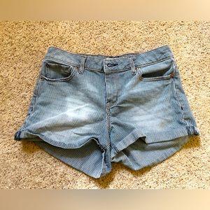 Jessica Simpson mid-rise striped short